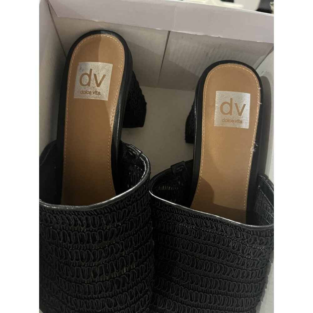 Dolce Vita Hemma Size 11 Women’s Sandals Black Color Heels Shoes Women 2 3/4 In - Picture 5 of 7